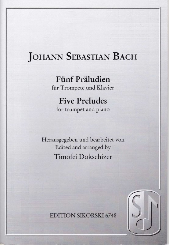 5 Präludien Bach Trompete Orgel